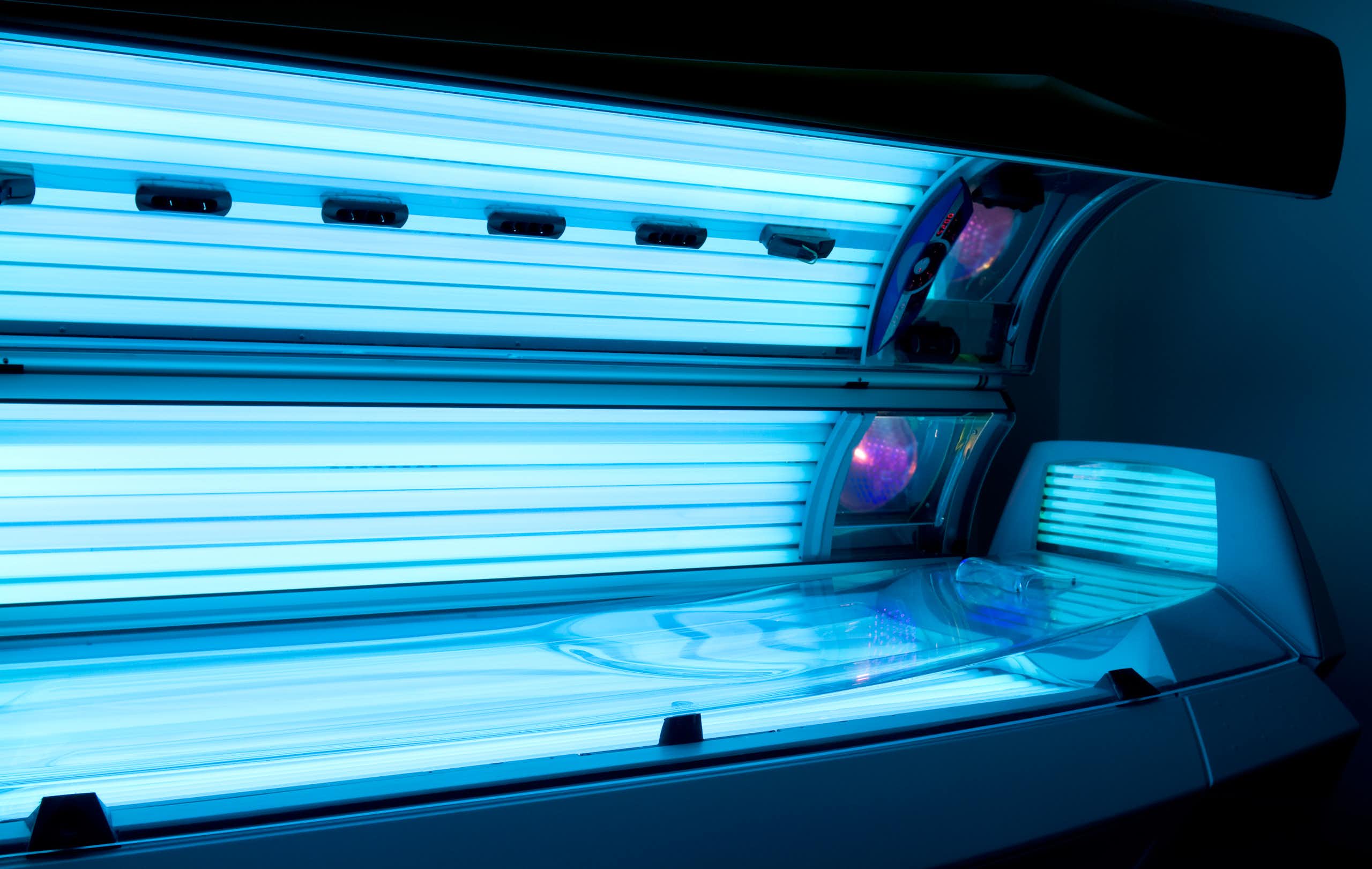 Cabine de bronzage ouverte
