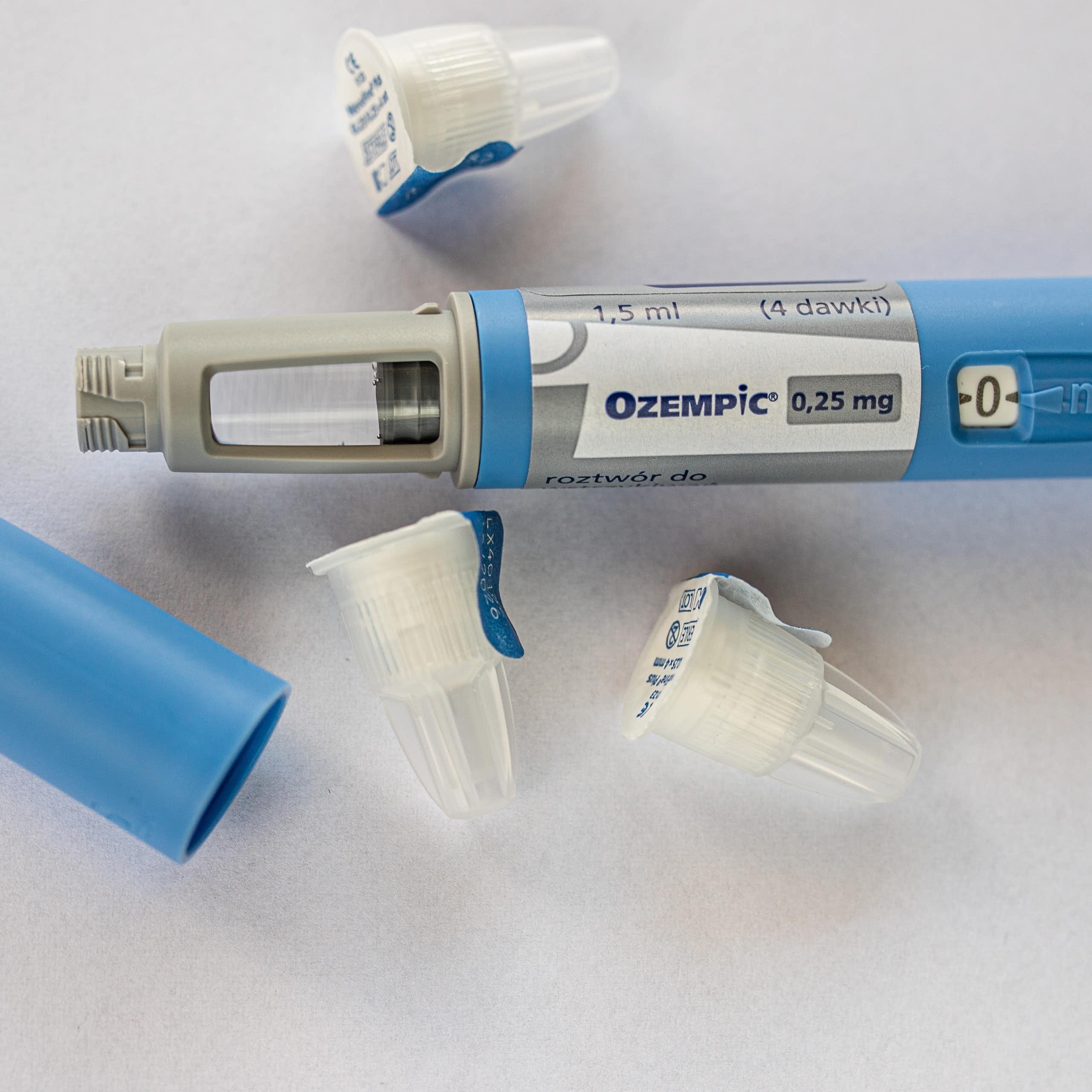 Seringue d'injection d'Ozempic.
