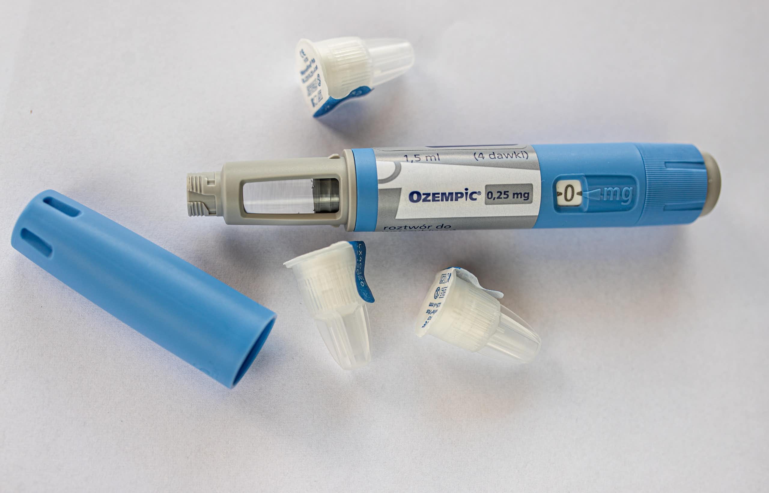 Seringue d'injection d'Ozempic.