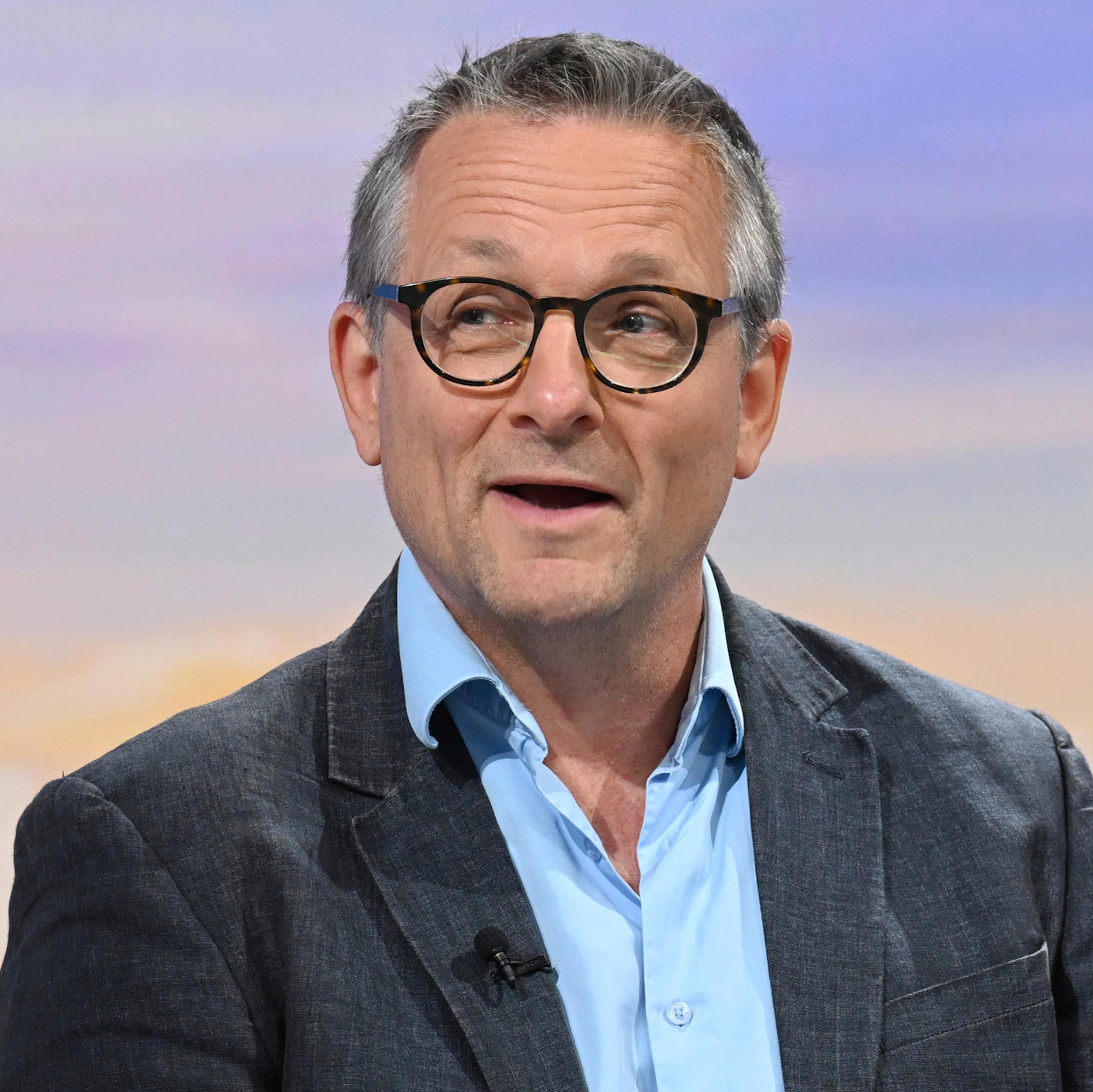 Michael Mosley speaking on a BBC program.