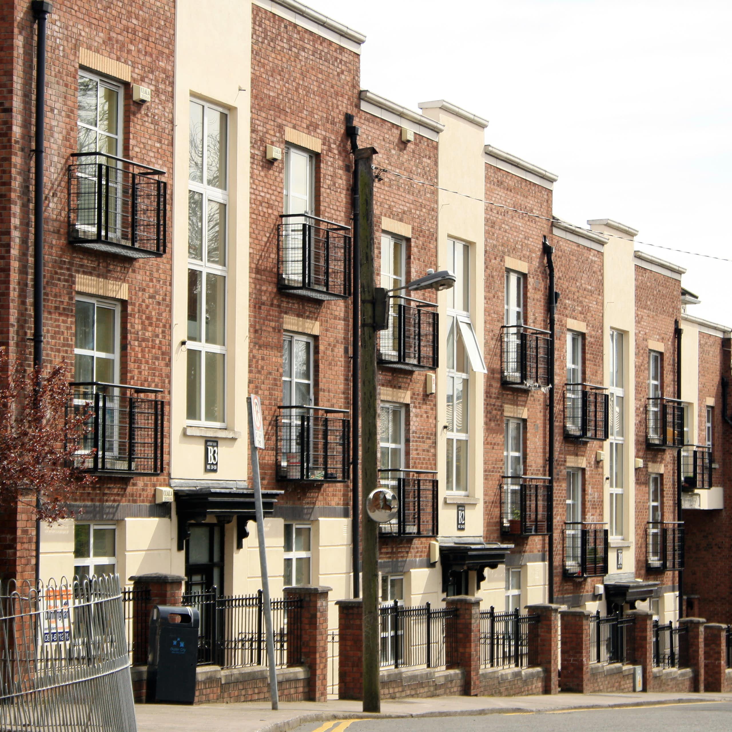 Residential buildings in Dublin.
