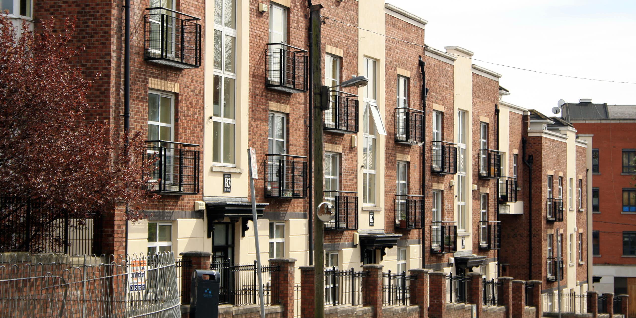 Residential buildings in Dublin.
