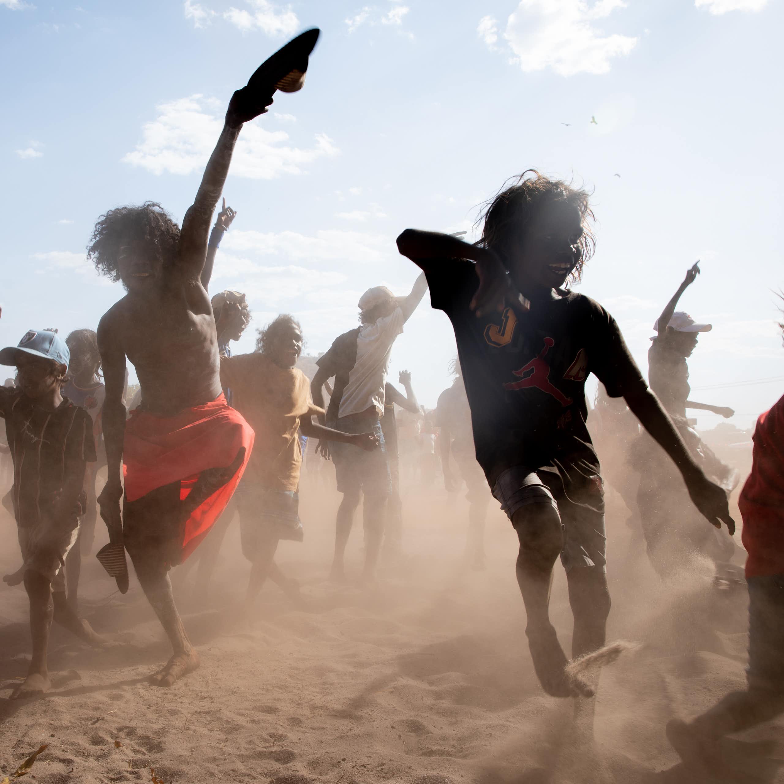 Aboriginal people dancing