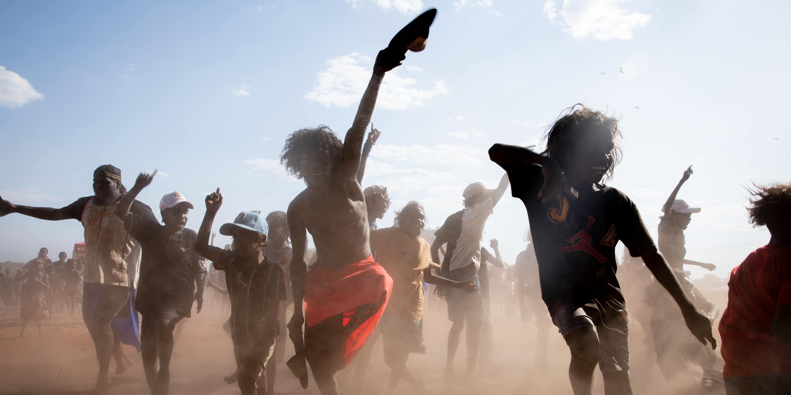 Aboriginal people dancing