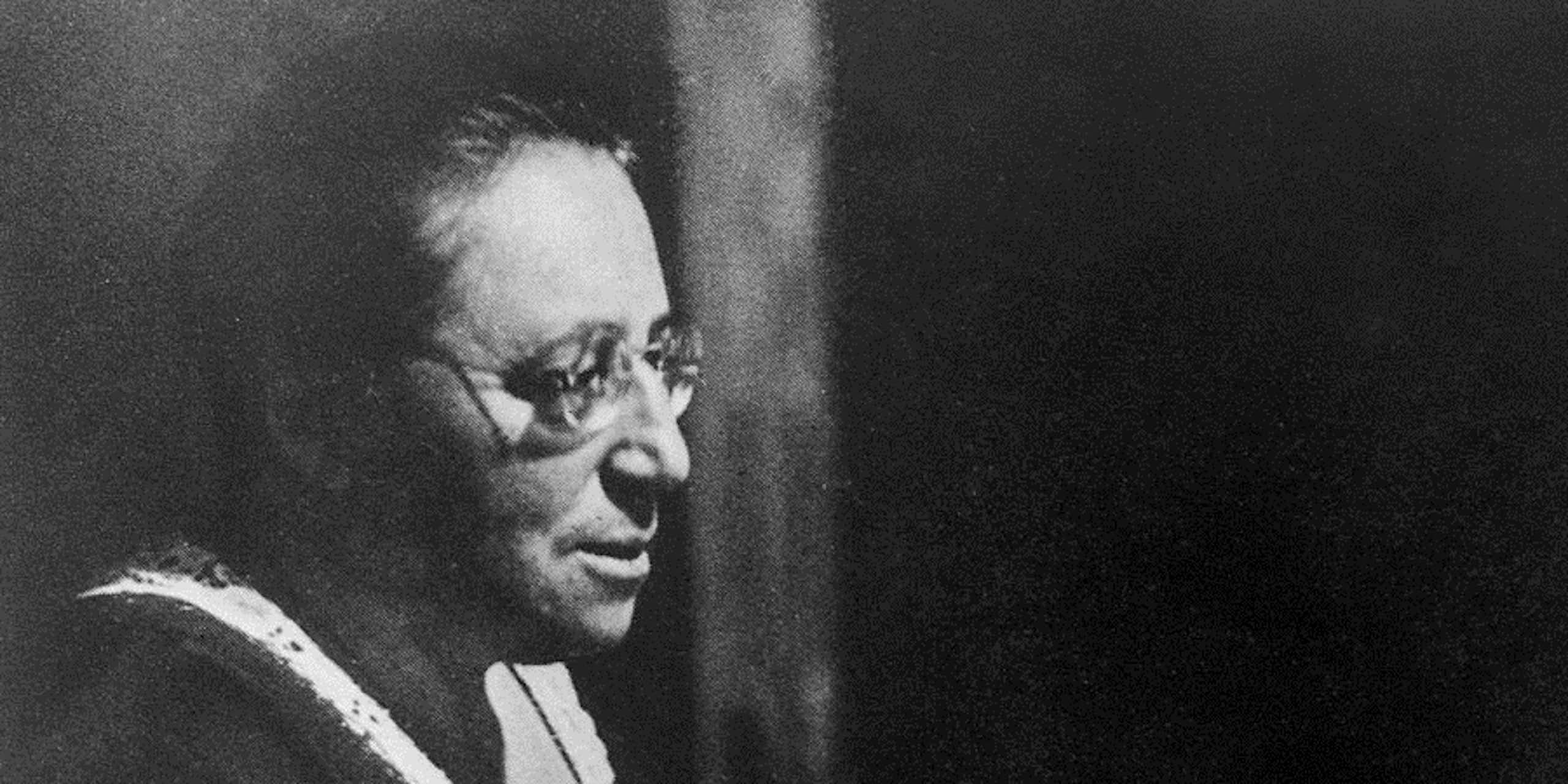 Portrait noir et blanc d'Emmy Noether