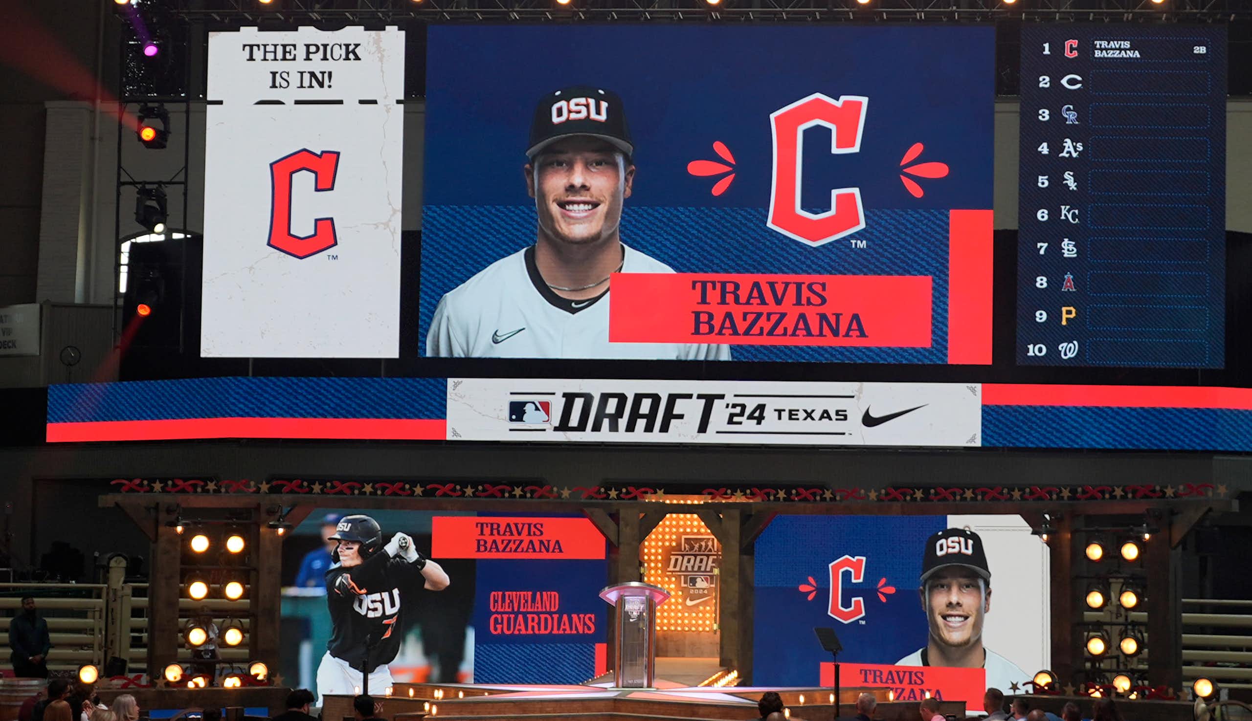 Travis Bazzana is taken at pick one at the recent Major League Baseball draft