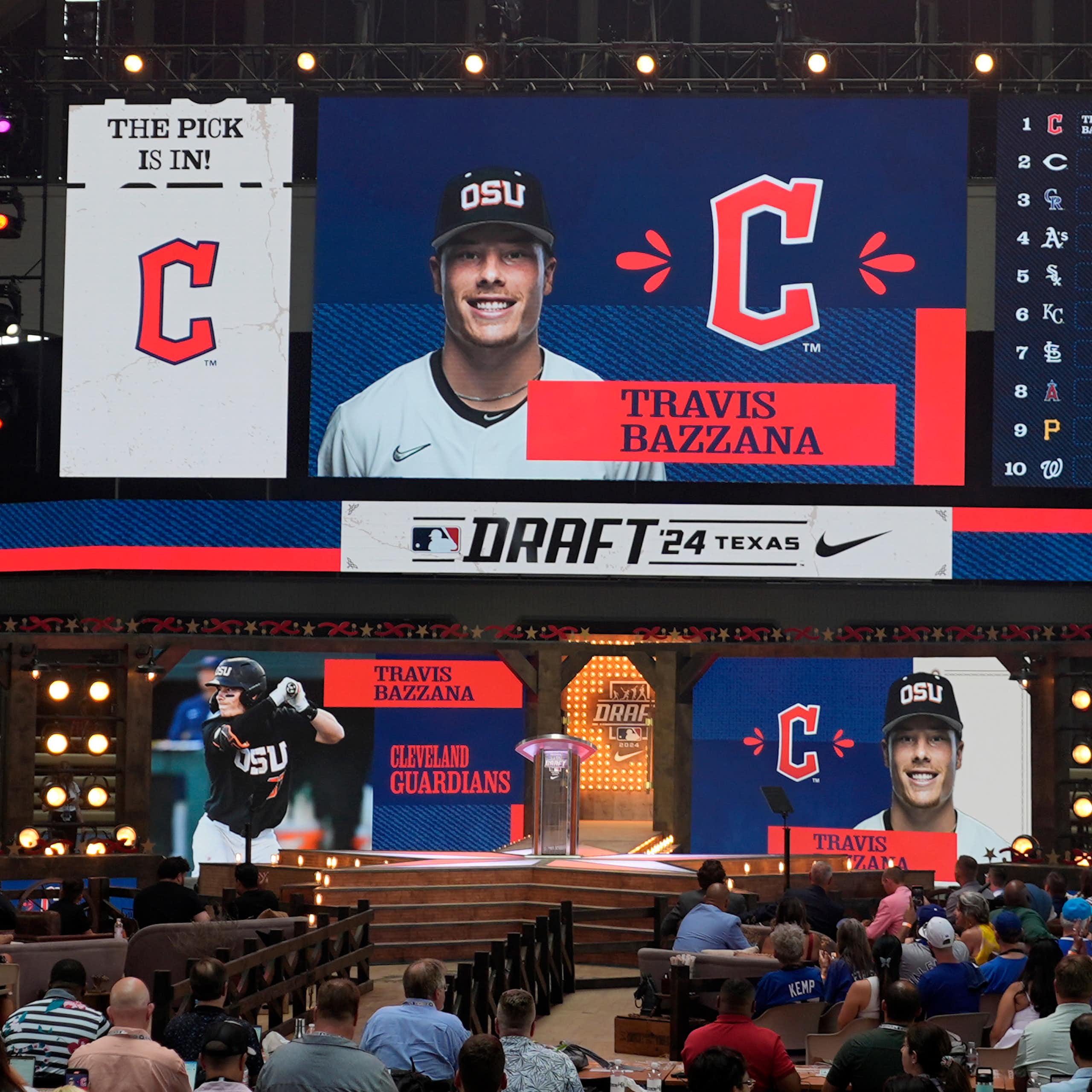 Travis Bazzana is taken at pick one at the recent Major League Baseball draft
